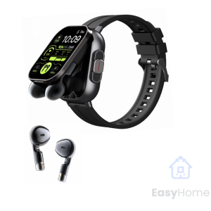 Montre Connectée 2-en-1 avec Écouteurs Bluetooth Intégrés